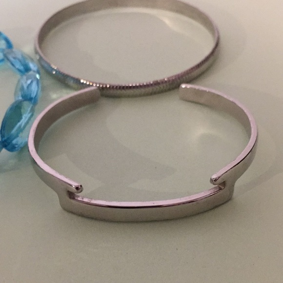 Three vintage bracelets silver and blue* - Picture 2 of 8